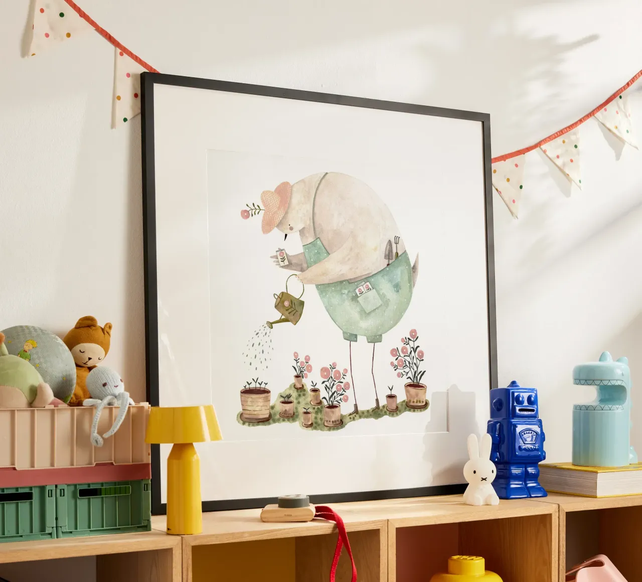Claudia Voglhuber - Gartentaube poster da The Artcircle