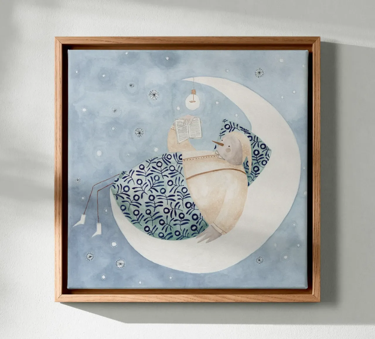 Claudia Voglhuber - Geheimer Ort canvas met Baklijst van The Artcircle