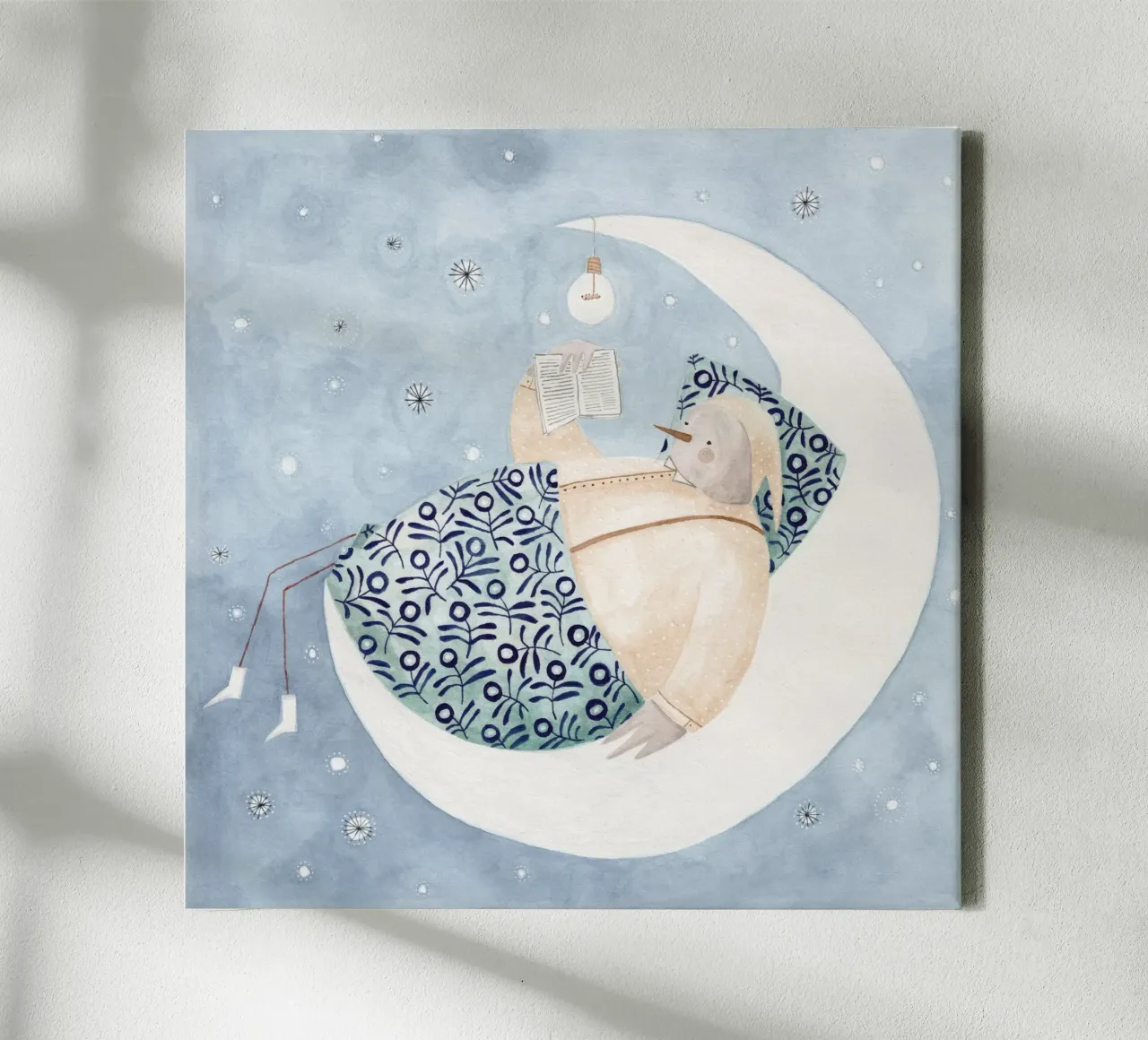 Claudia Voglhuber - Geheimer Ort canvas met Baklijst van The Artcircle