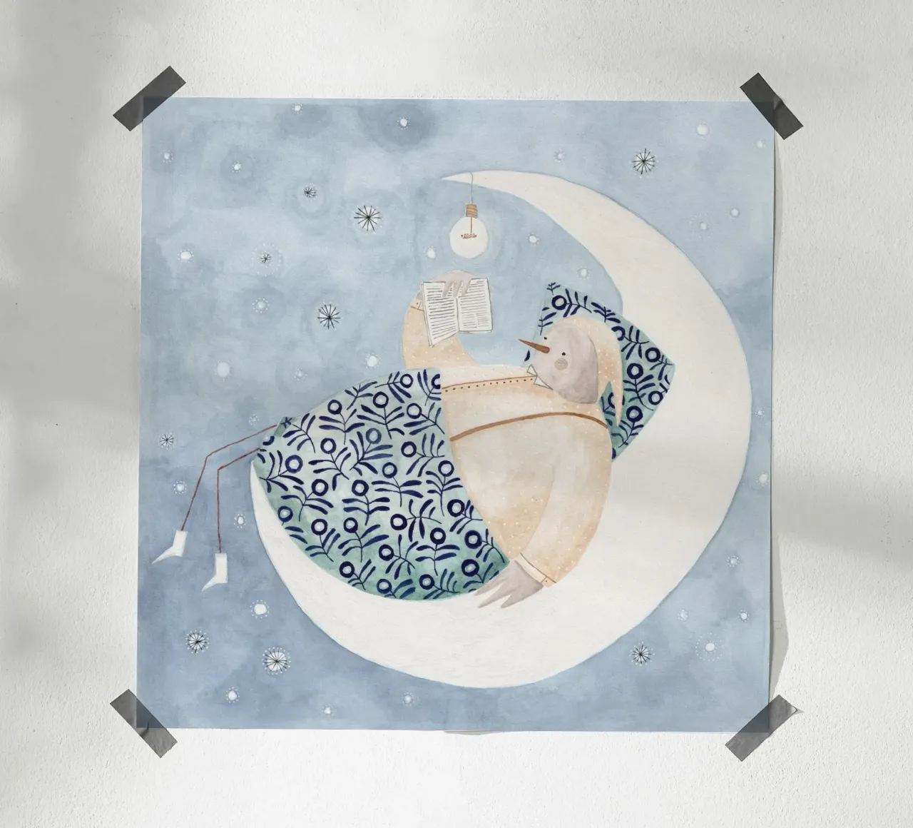 Claudia Voglhuber - Geheimer Ort poster con telaio in alluminio da The Artcircle