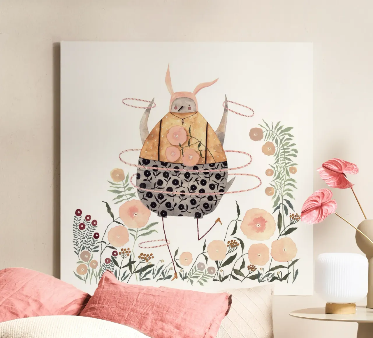 Claudia Voglhuber - Hulahoop canvas van The Artcircle