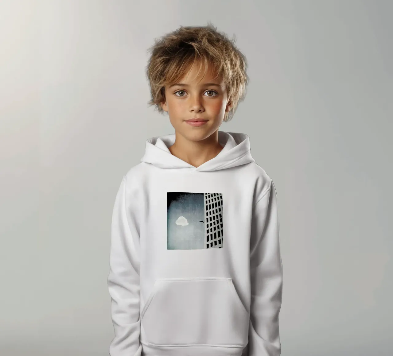 He Was Ideal kids hoodie by Eugene Soloviev