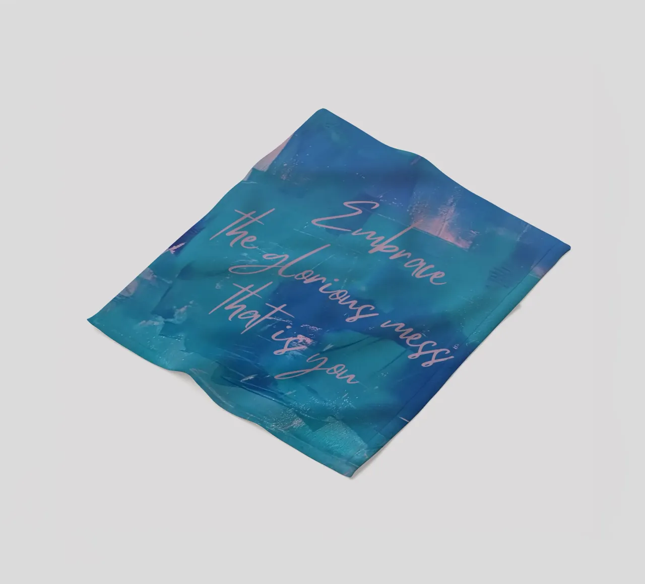 Embrace the glorious mess that is you coperta in pile da FABOArt
