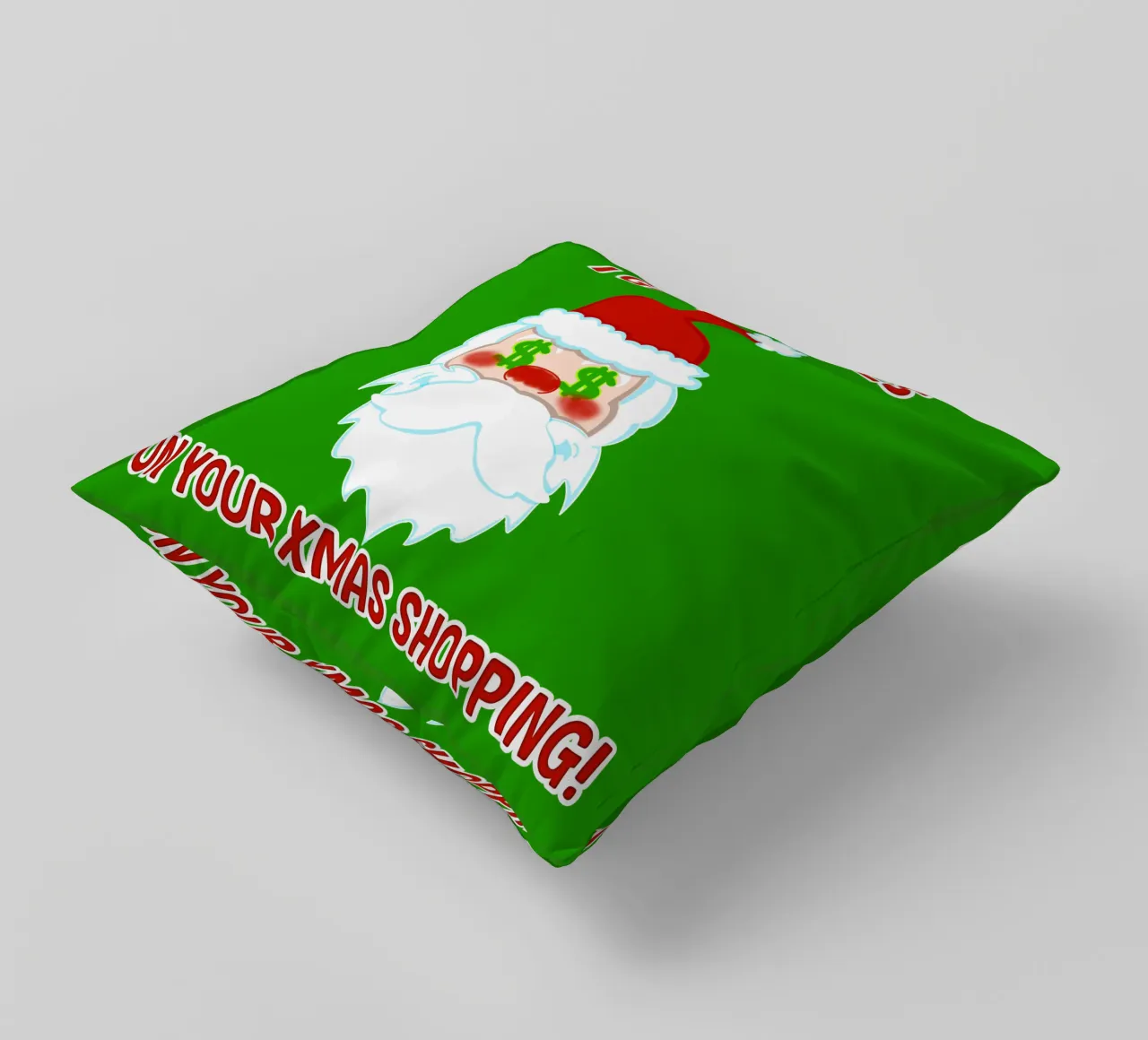 Oh Oh Oh Dov'è il mio taglio? cuscino da sillyindustries