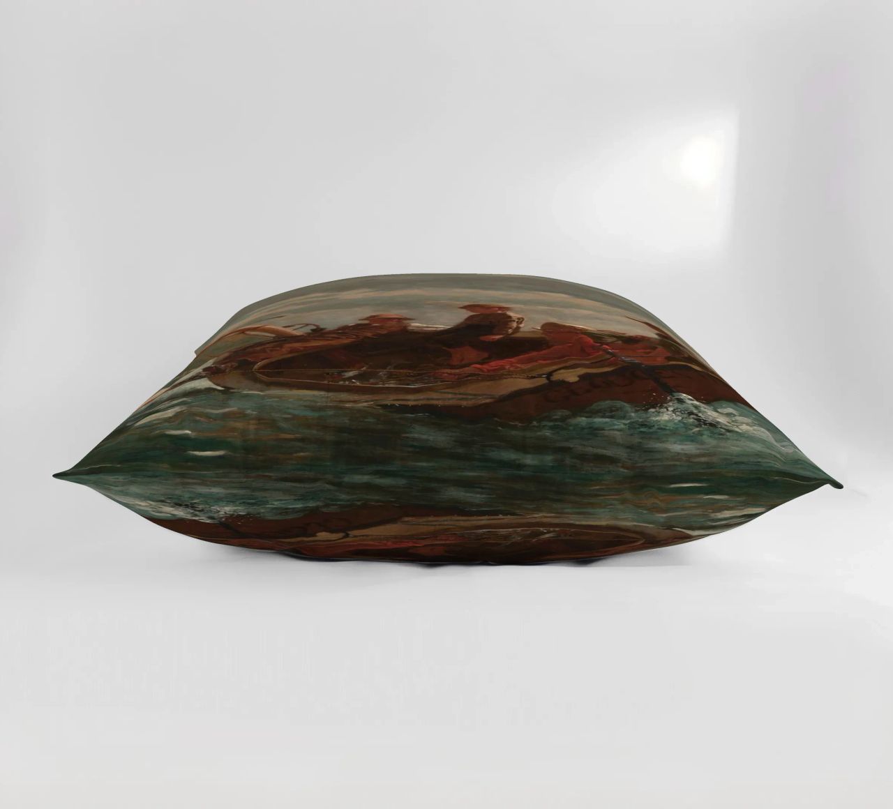 Winslow Homer - Breezing Up (Un vento giusto) cuscino da William Store