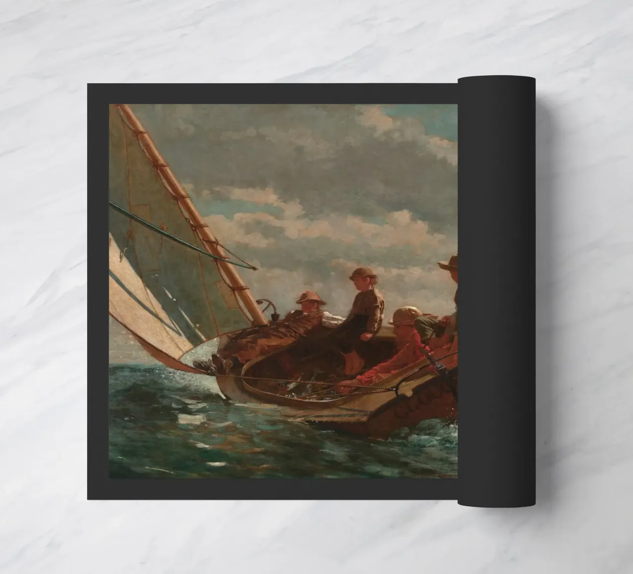 Winslow Homer - Brise (Ein schöner Wind) Fußmatte von William Store