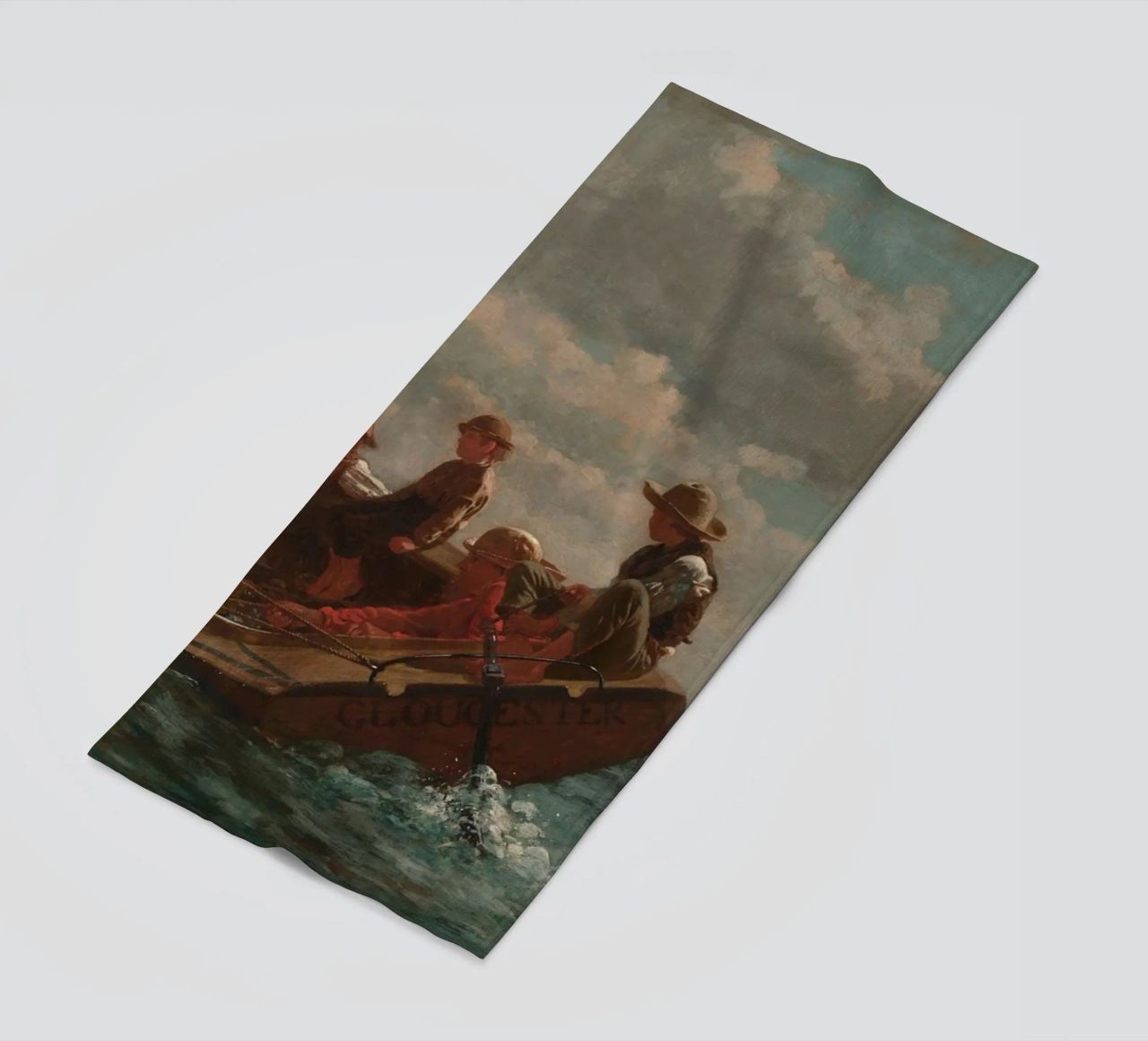 Winslow Homer - Breezing Up (Un vento giusto) telo mare da William Store