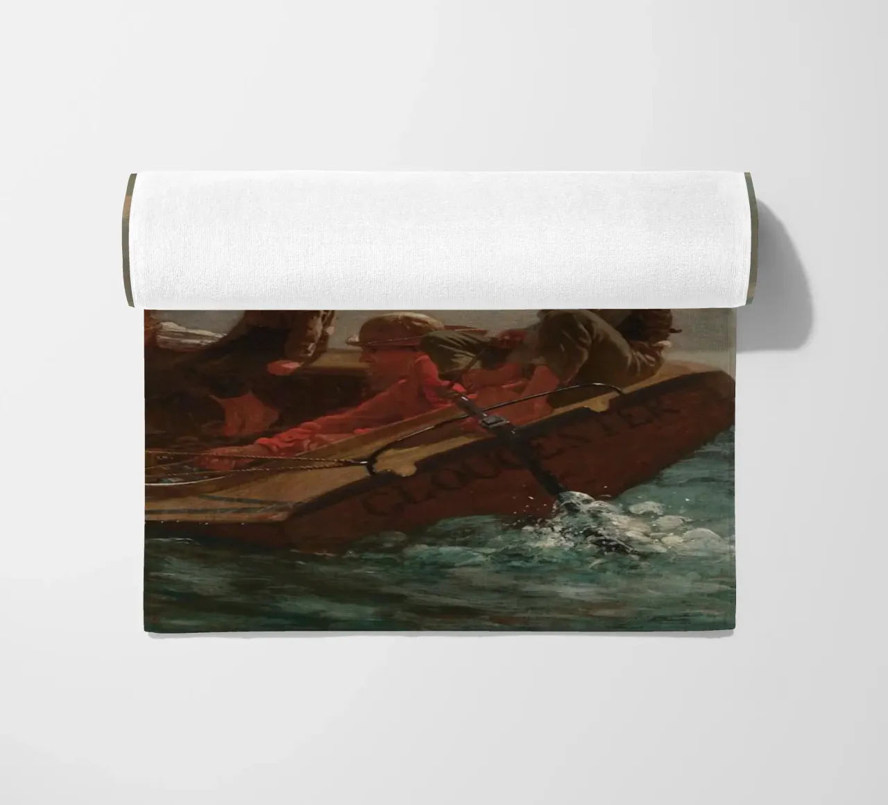 Winslow Homer - Breezing Up (Un viento favorable) toalla de playa de William Store