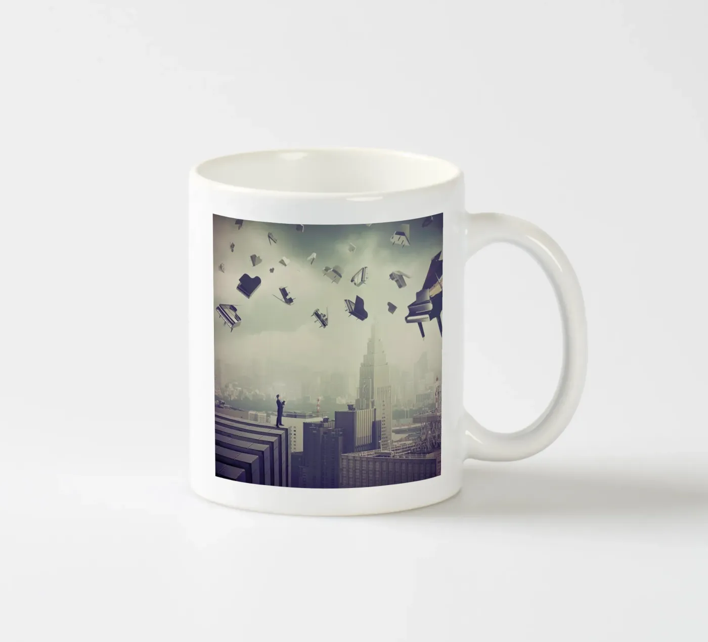 Last Symphony ceramic mug by Eugene Soloviev