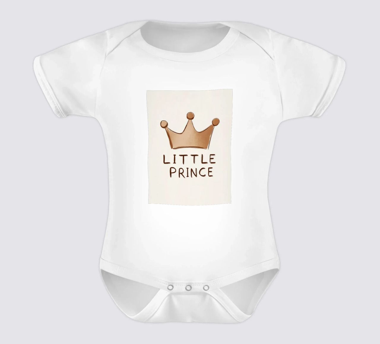Kleiner Prinz Liebe Kurzarm Babybody von Carinaprint