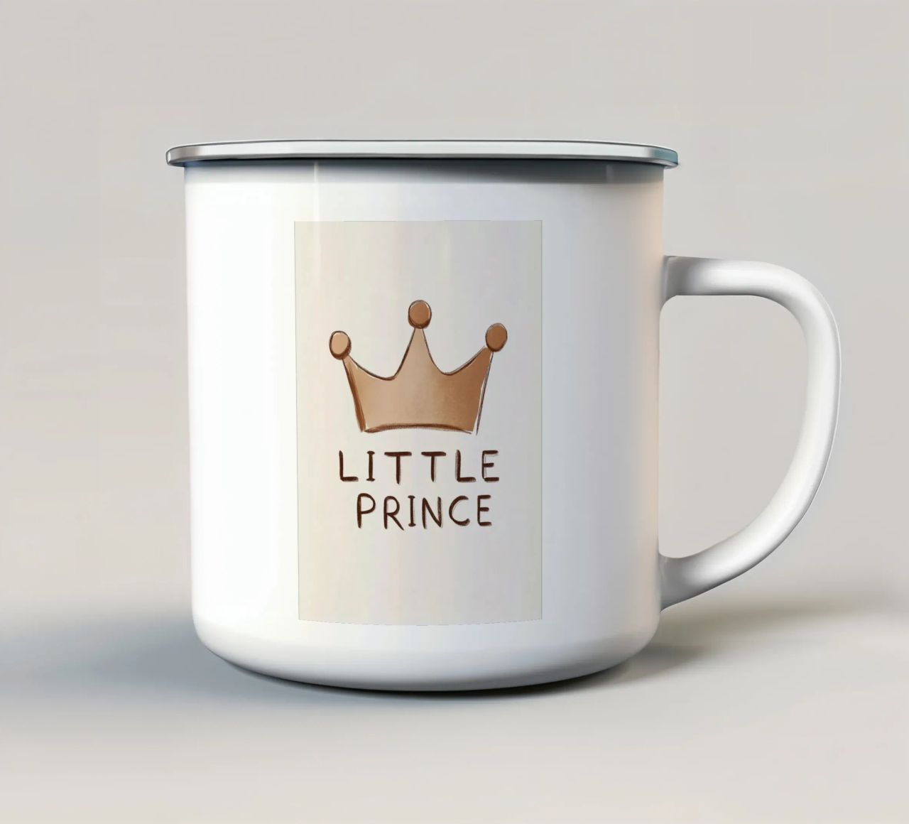 L'amore del Piccolo Principe tazza in smalto da Carinaprint