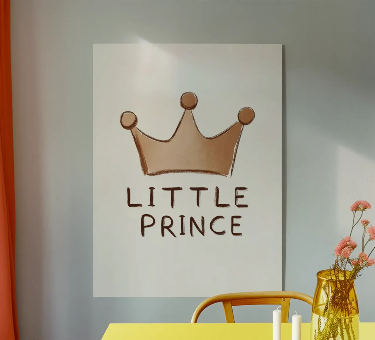 Petit prince amour plexiglas de Carinaprint