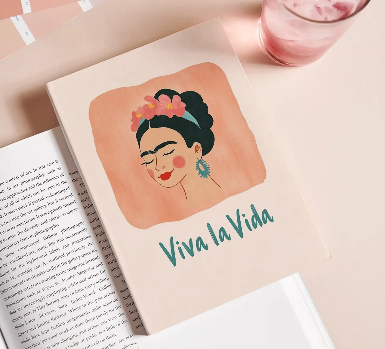 Art of Frida notebook by Carinaprint