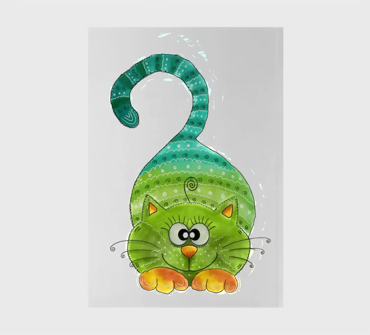 MY CAT notebook by Inge Hauser Illustration
