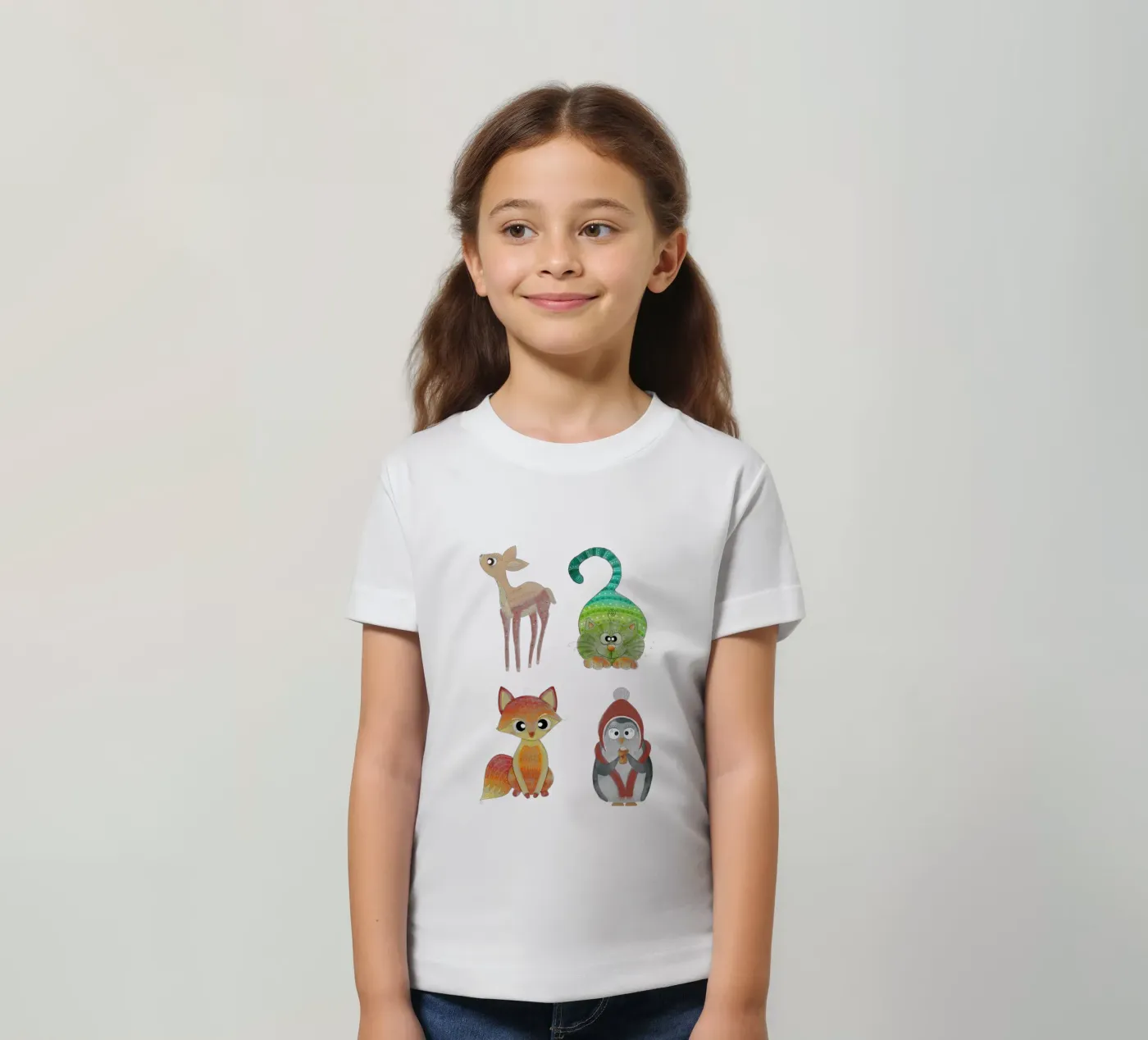 STICKER t-shirt bambini da Inge Hauser Illustration