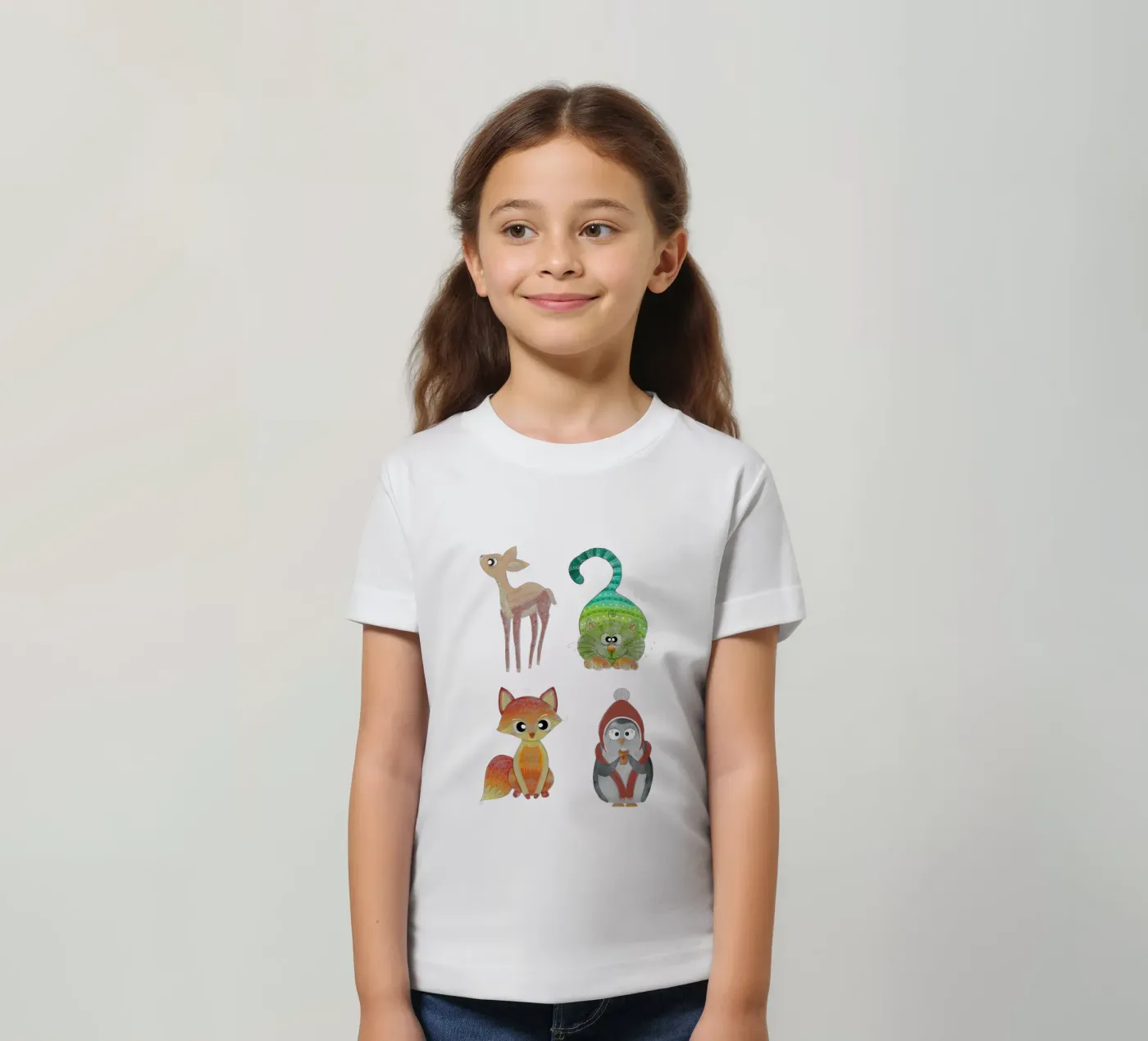 STICKER t-shirt bambini da Inge Hauser Illustration