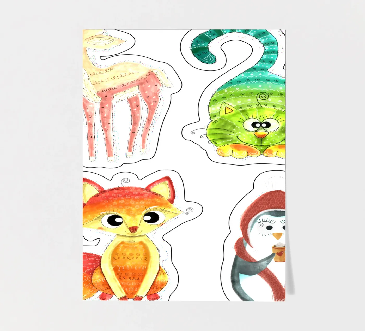 STICKER sticker sheet by Inge Hauser Illustration