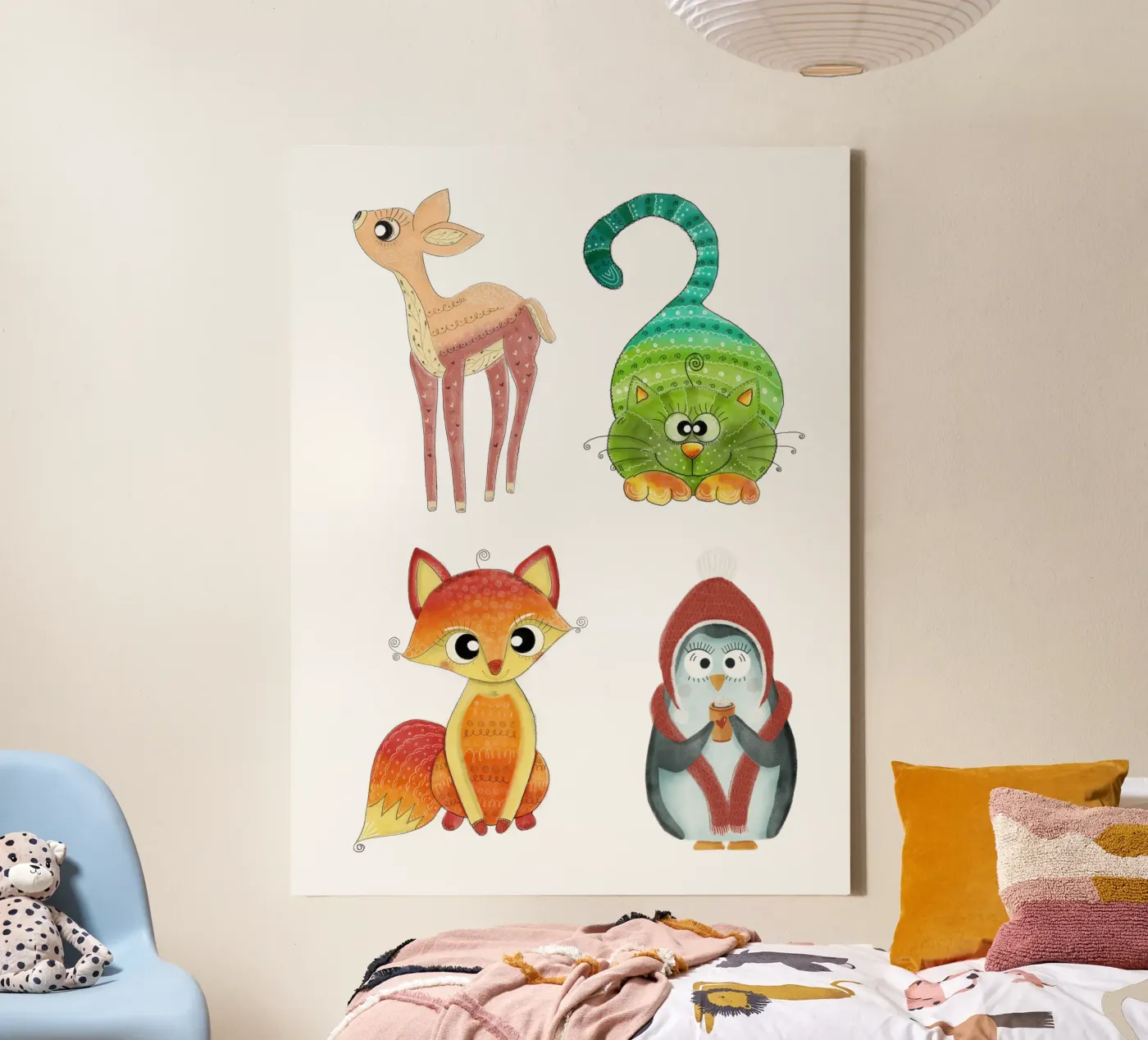 STICKER tela da Inge Hauser Illustration