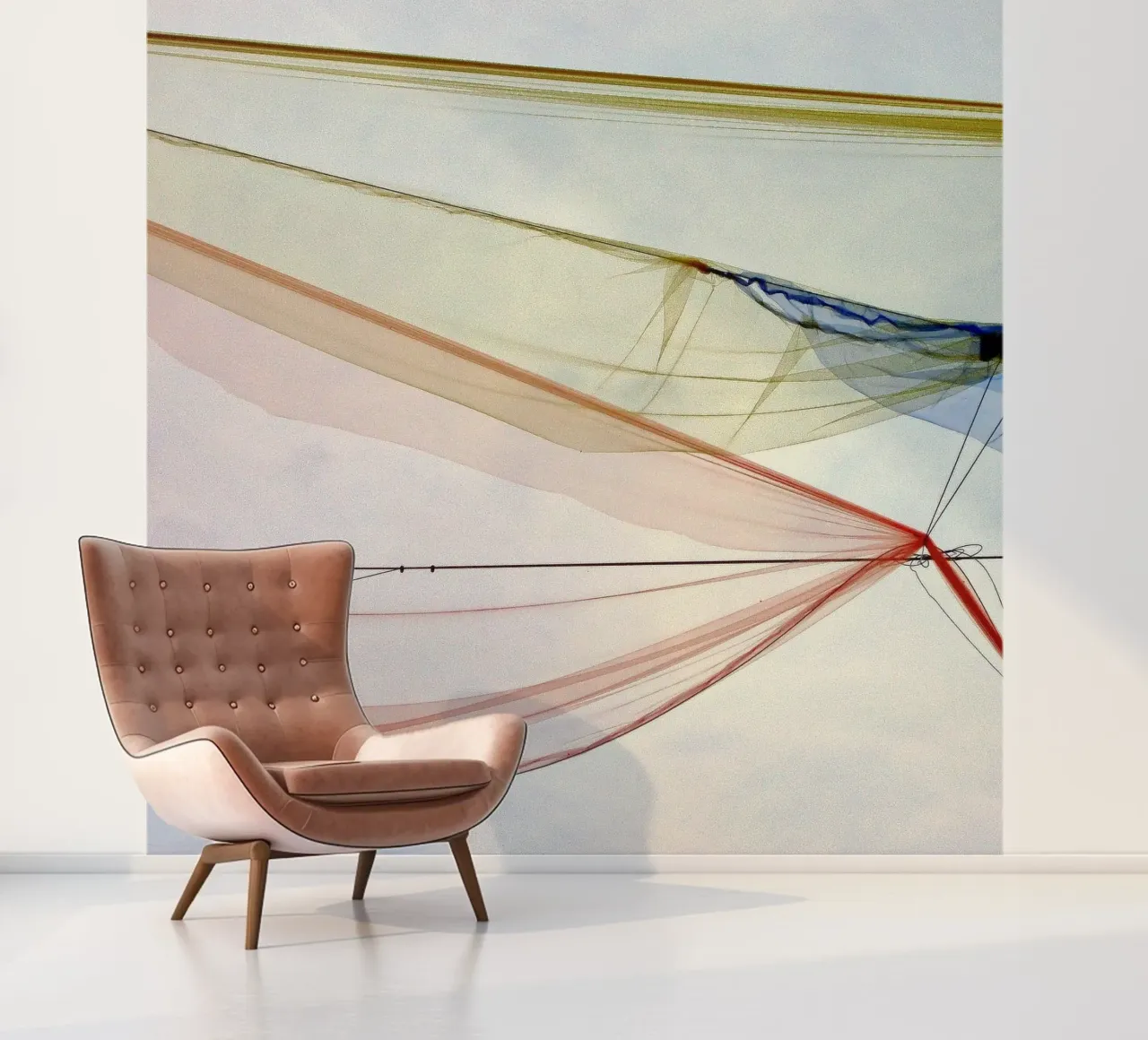 SOFTNESS fotobehang van Inge Hauser Illustration