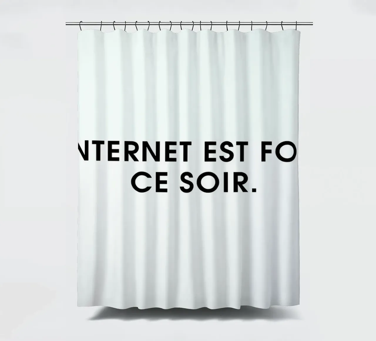 Internet est fou ce soir - White tenda da doccia da Intertitres