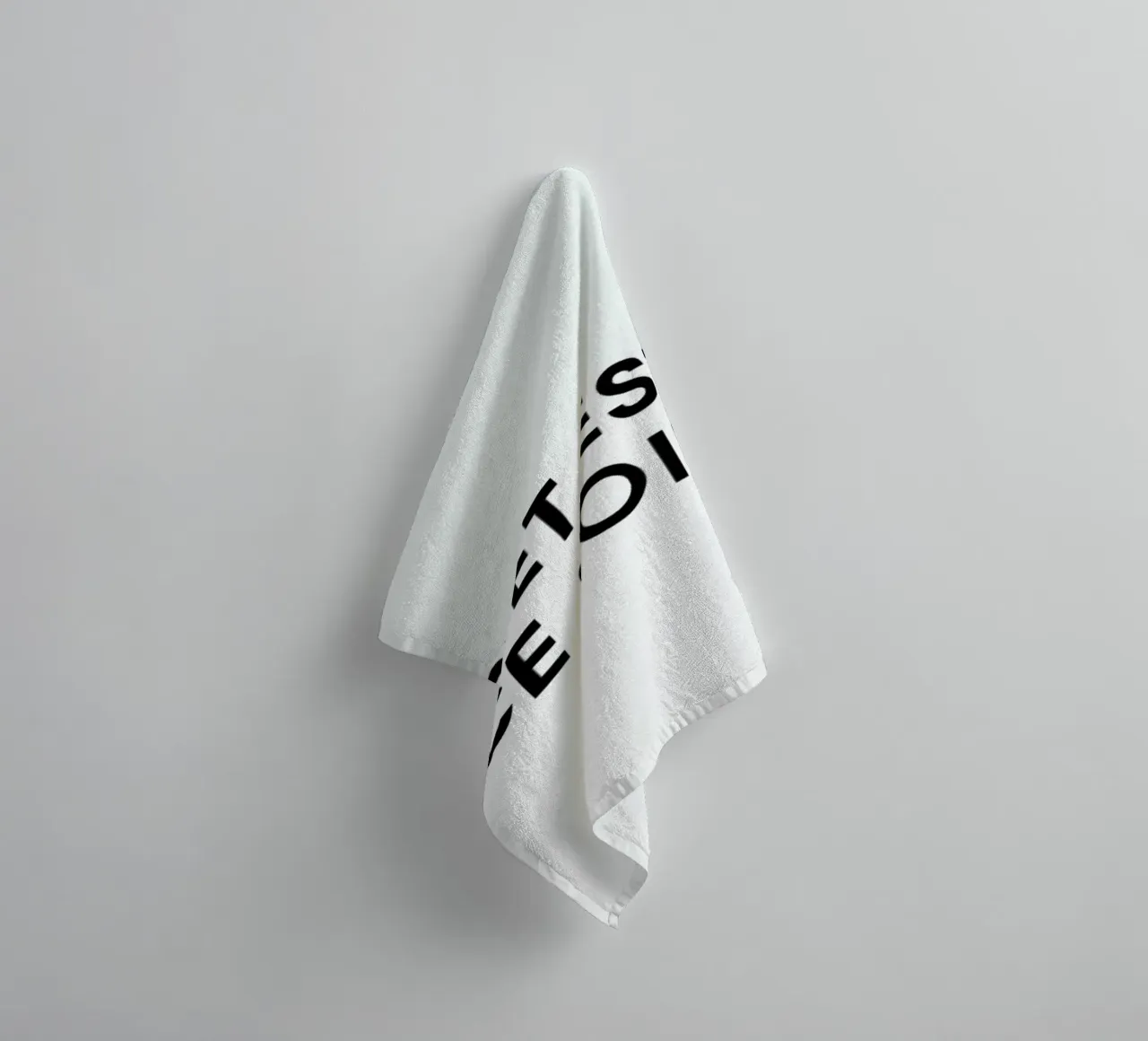 Internet est fou ce soir - White asciugamano da bagno da Intertitres