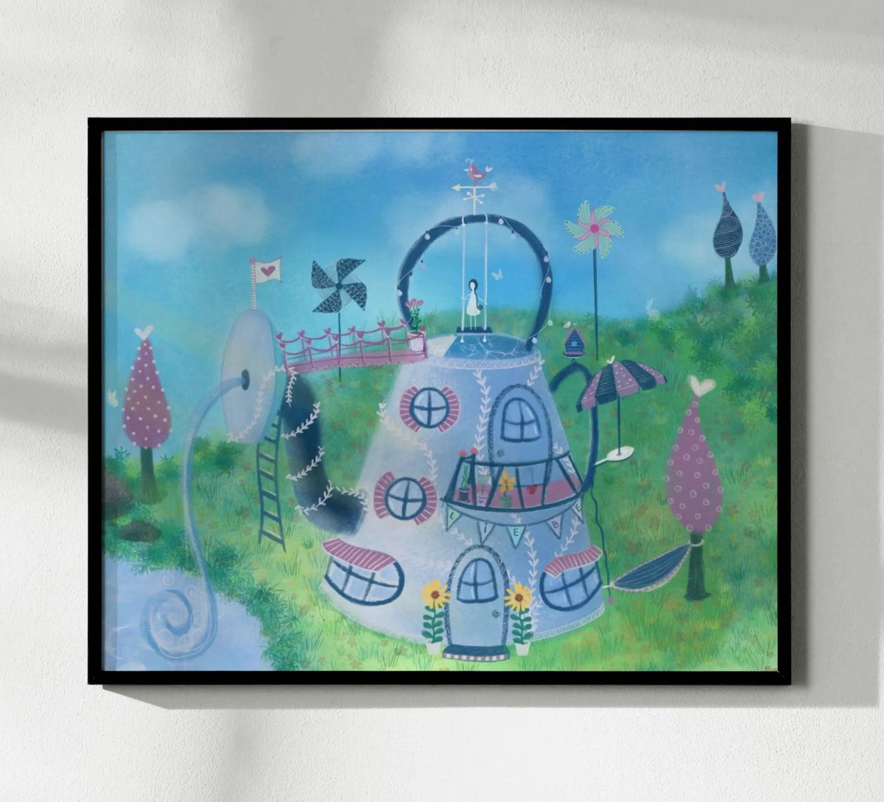 SWEET LITTLE HOME poster by Inge Hauser Illustration