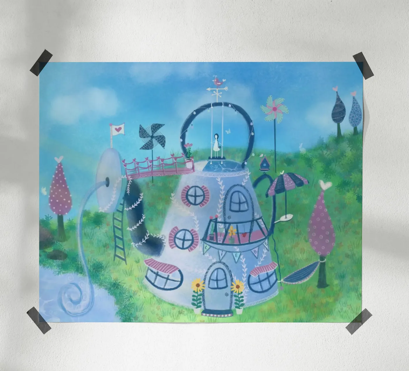 PICCOLA CASA DOLCE poster da Inge Hauser Illustration
