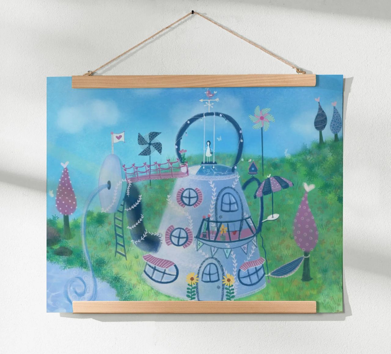 SWEET LITTLE HOME poster by Inge Hauser Illustration