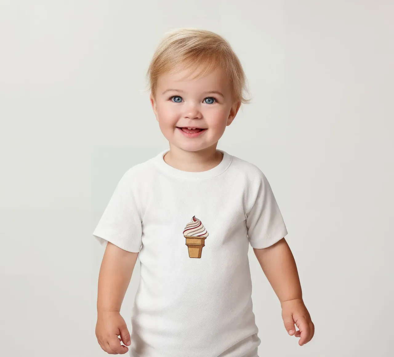FAST FOOD - Ice Cream baby t-shirt by DANIEL COULMANN