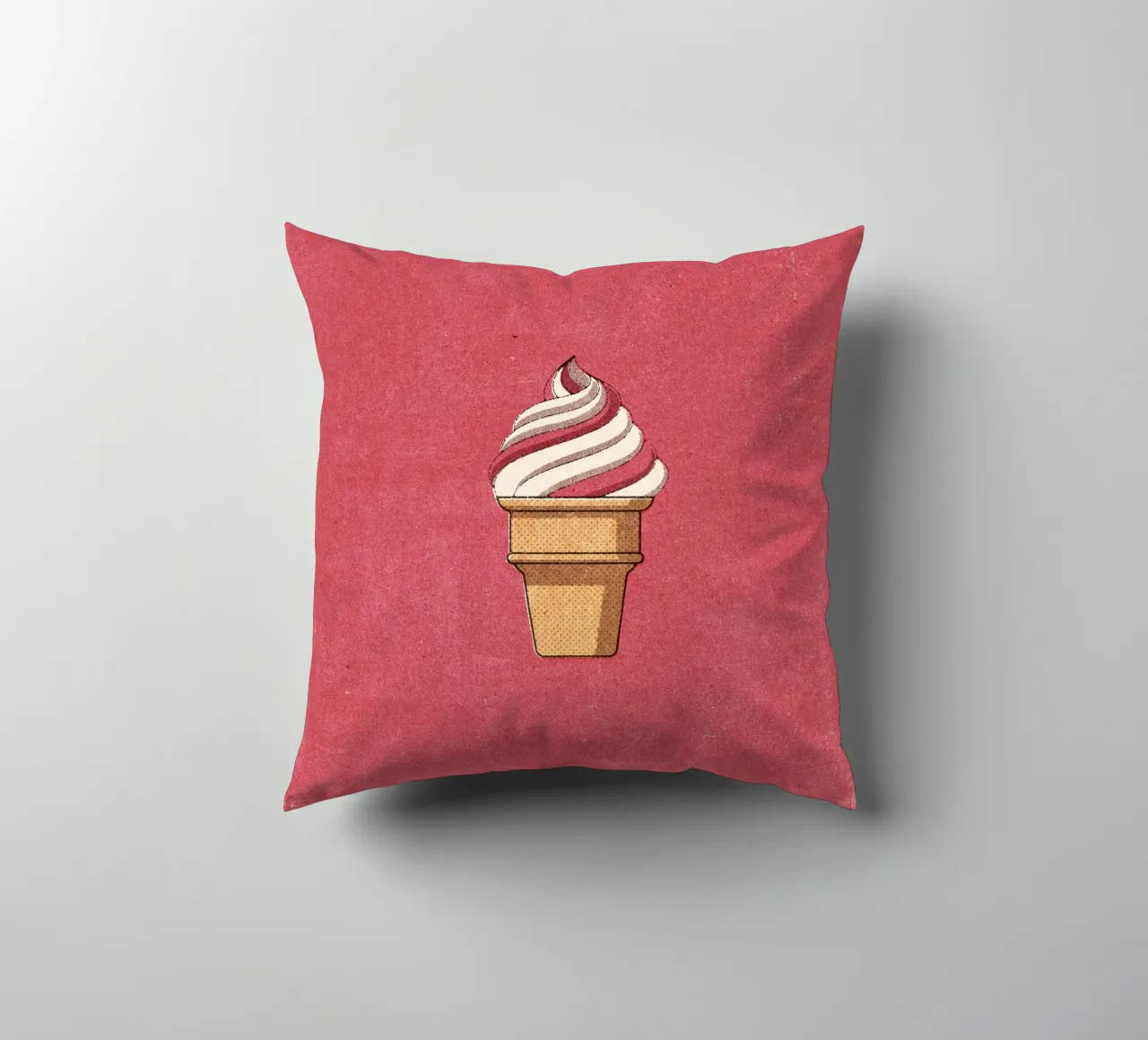 FAST FOOD - Ice Cream decorative cushion by DANIEL COULMANN