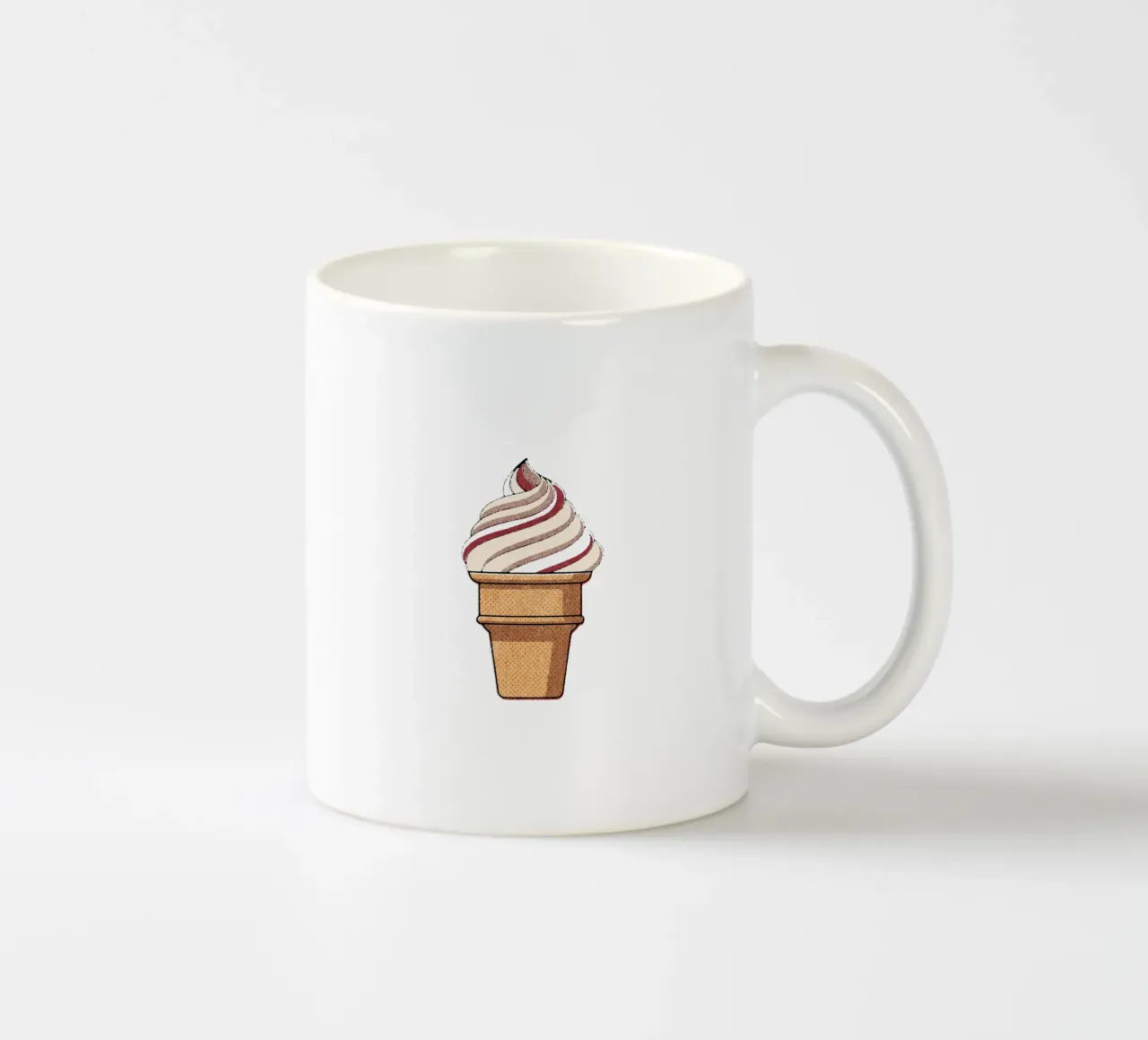 FAST FOOD - Ice Cream tazza in ceramica da DANIEL COULMANN