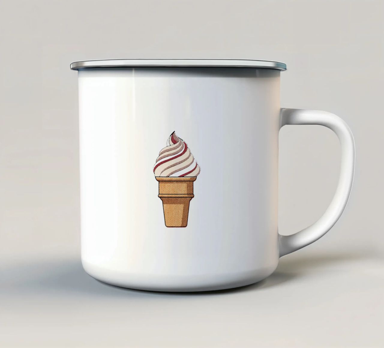 FAST FOOD - Ice Cream tazza in smalto da DANIEL COULMANN