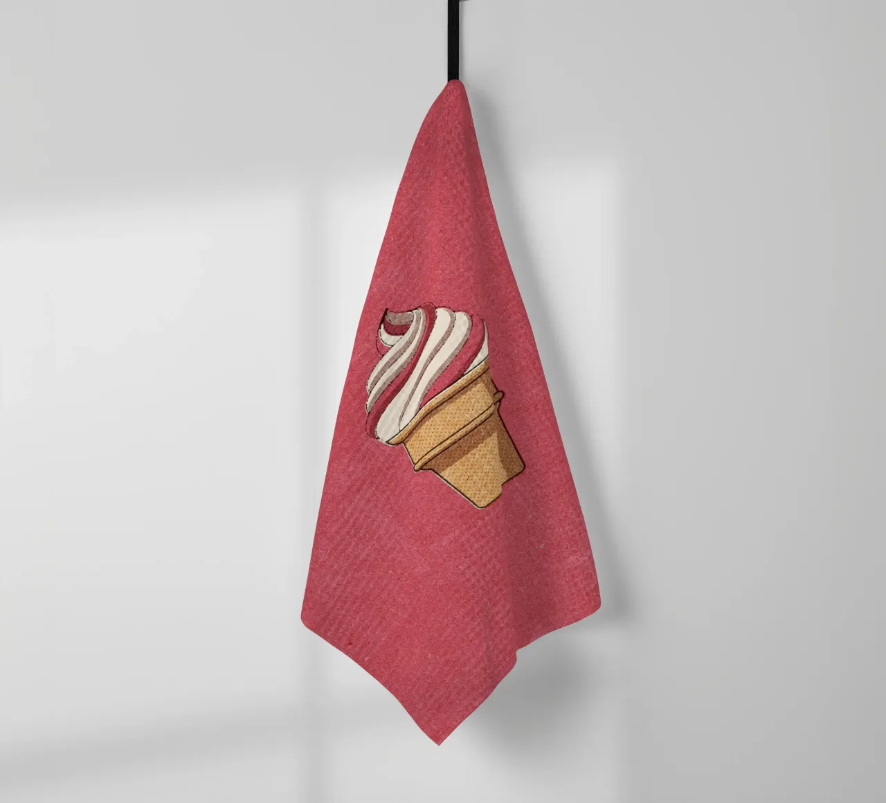 FAST FOOD - Ice Cream tea towel by DANIEL COULMANN