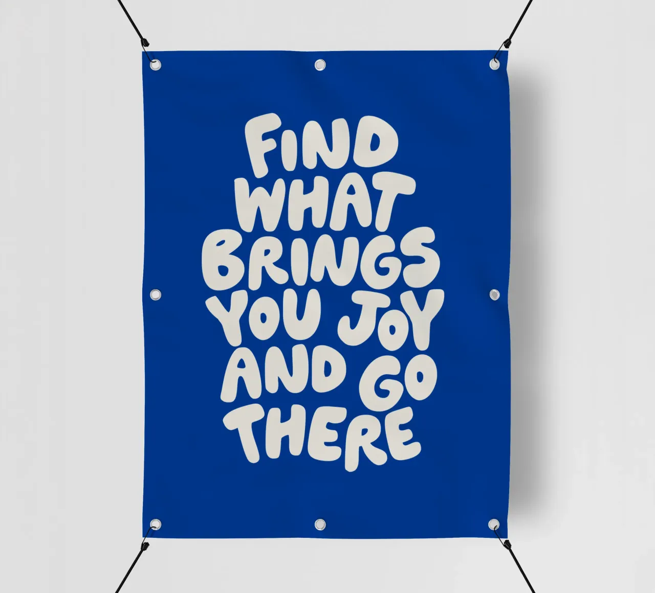 Find What Brings You Joy and Go There Typografie Design pvc cover by THE MOTIVATED TYPE
