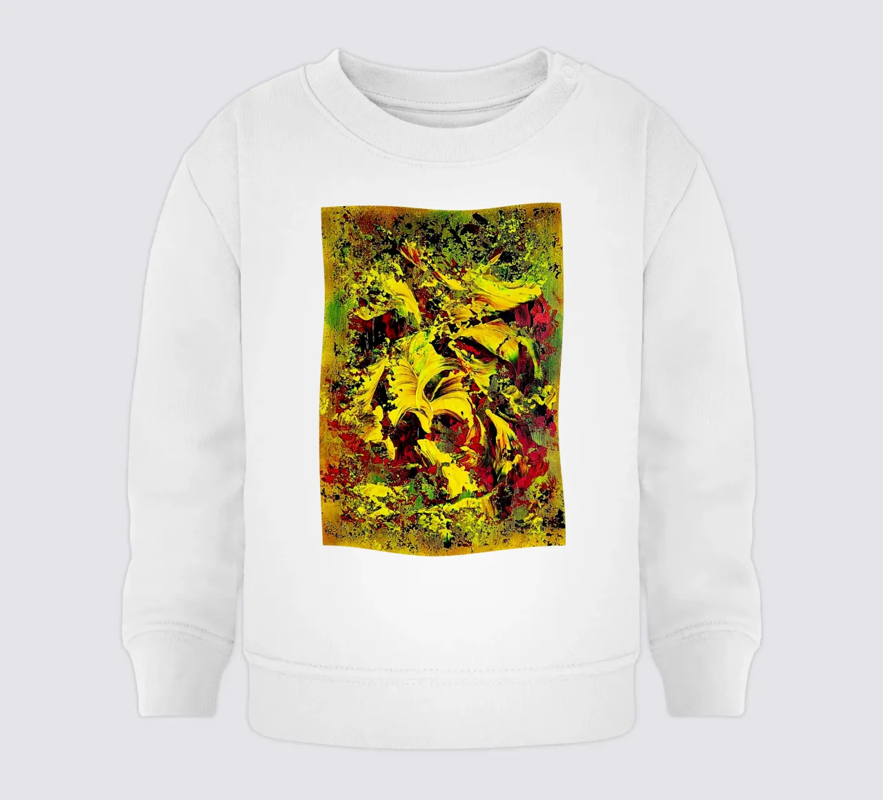 IDEAL GIFT 59 Baby Sweatshirt von Thierry Vobmann Abstract painting