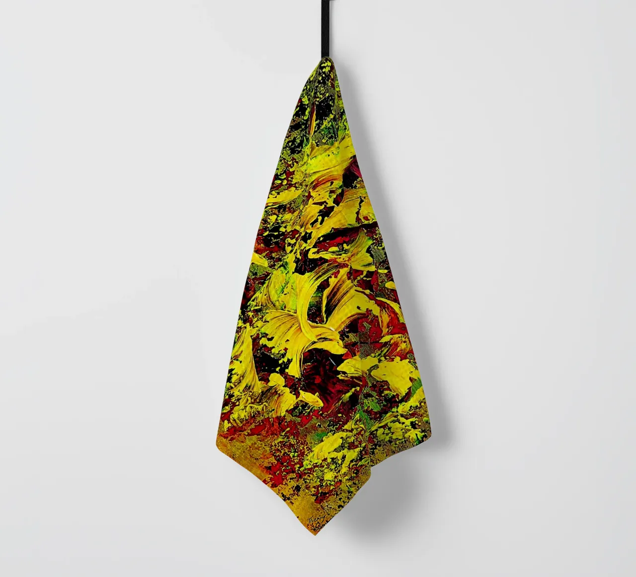 IDEAL GIFT 59 Geschirrtuch von Thierry Vobmann Abstract painting