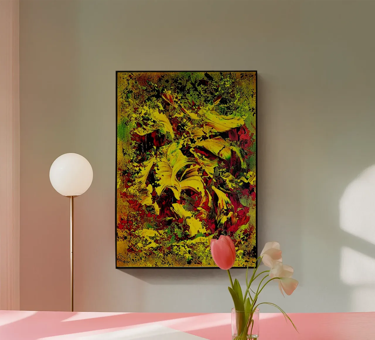 IDEAL GIFT 59 plexiglass da Thierry Vobmann Abstract painting