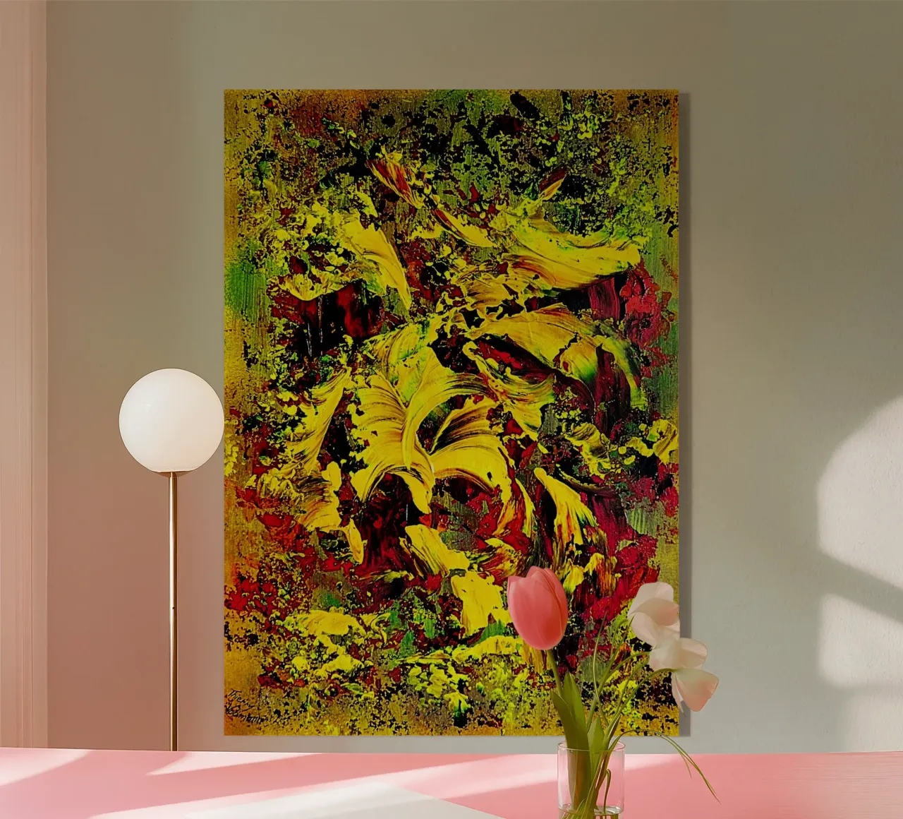 IDEAL GIFT 59 plexiglass da Thierry Vobmann Abstract painting