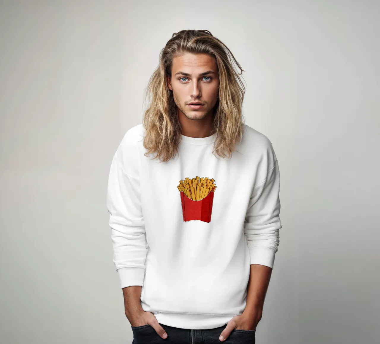 FAST FOOD - Fries felpa da DANIEL COULMANN
