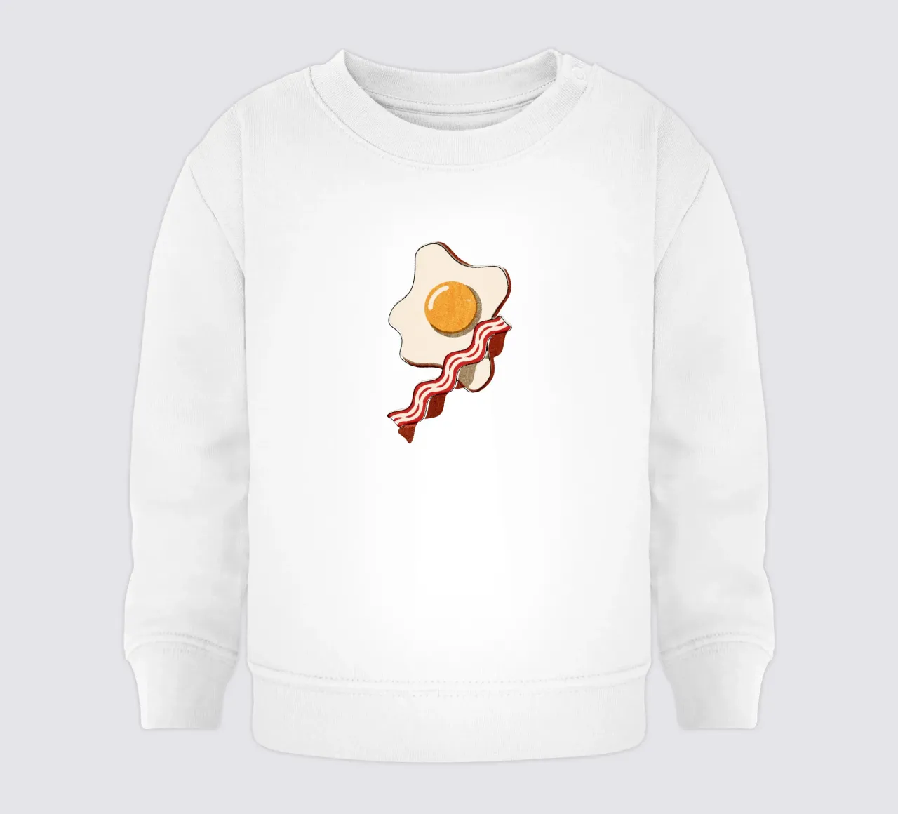 FAST FOOD - Egg and Bacon felpa neonato da DANIEL COULMANN