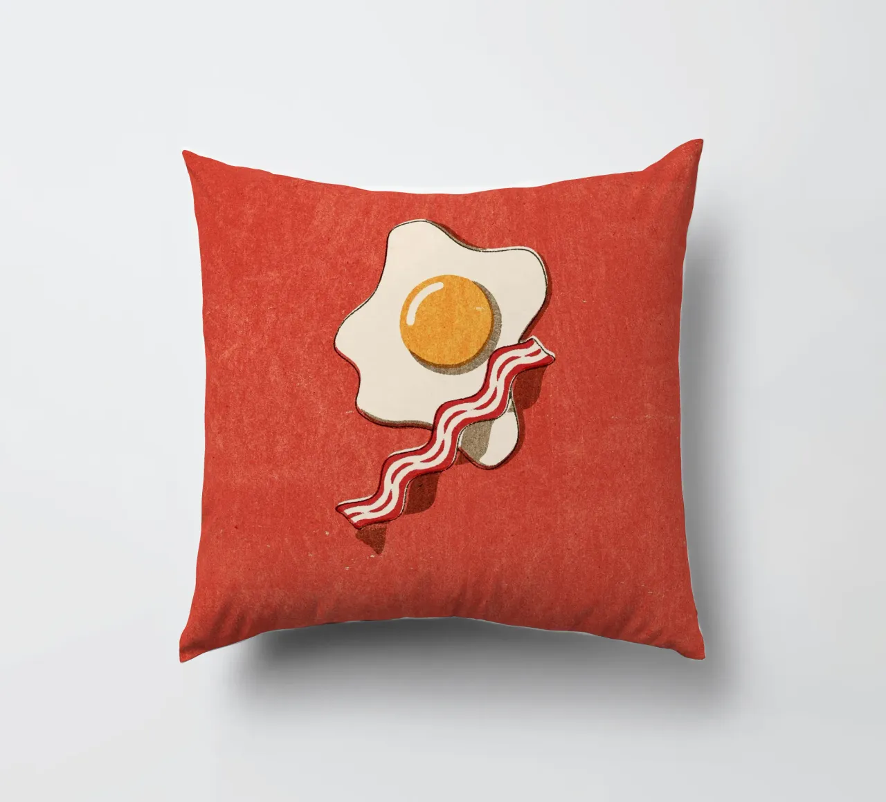 FAST FOOD - Egg and Bacon cuscino da DANIEL COULMANN