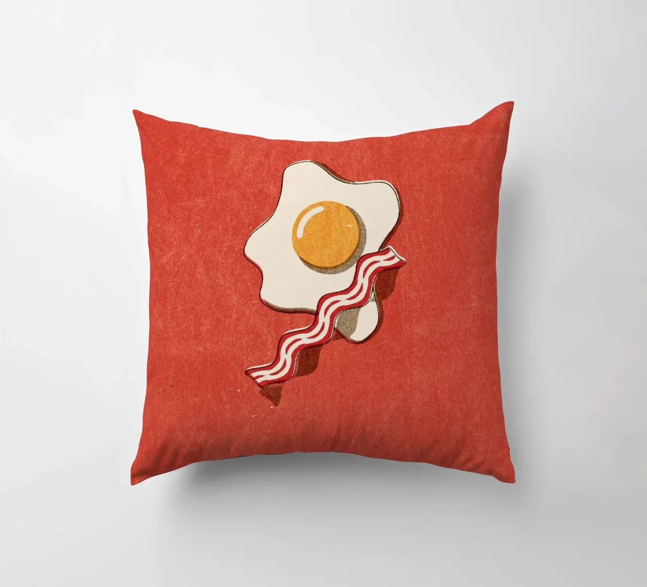 FAST FOOD - Egg and Bacon cuscino da DANIEL COULMANN