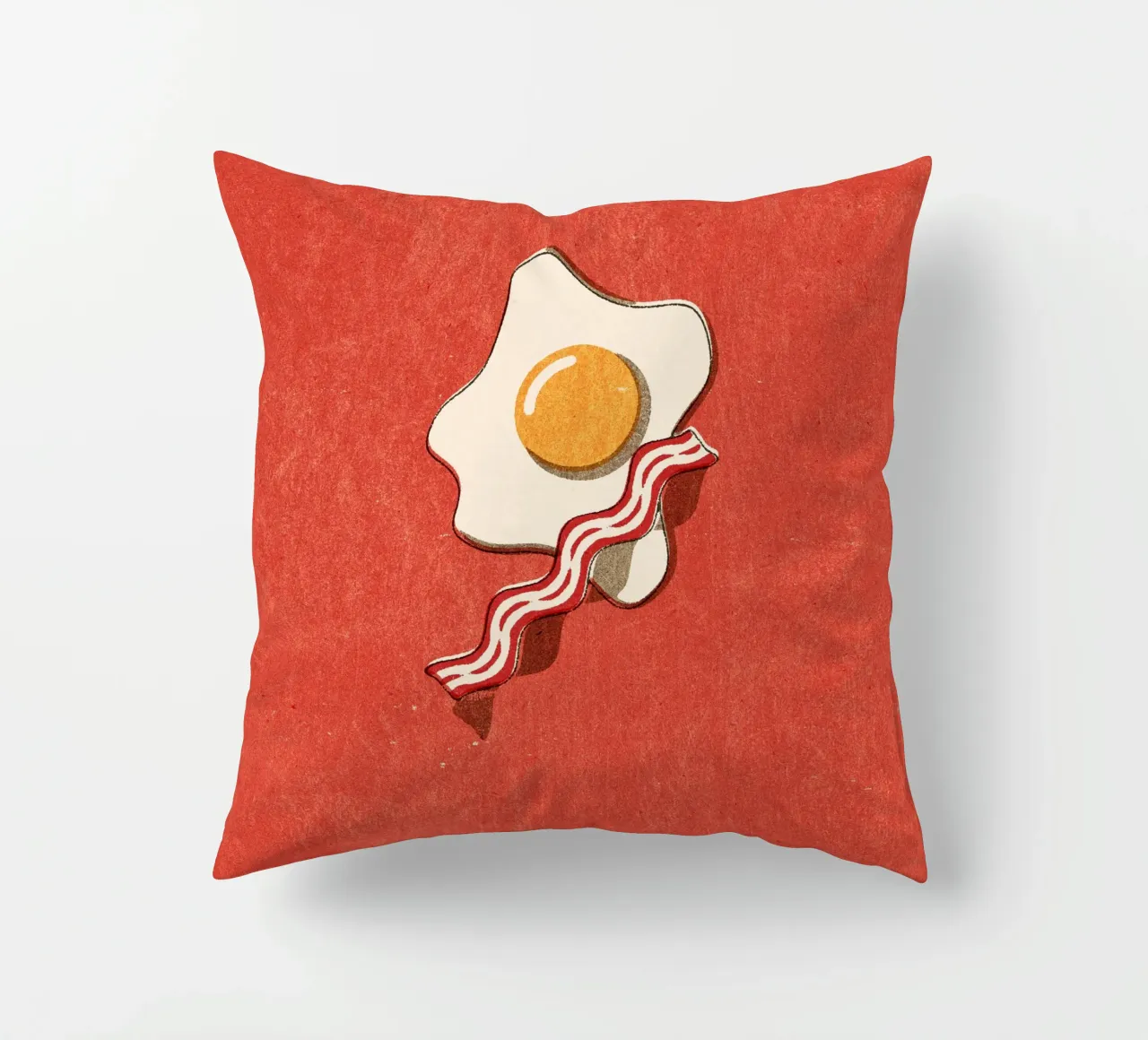 FAST FOOD - Egg and Bacon cuscino da DANIEL COULMANN