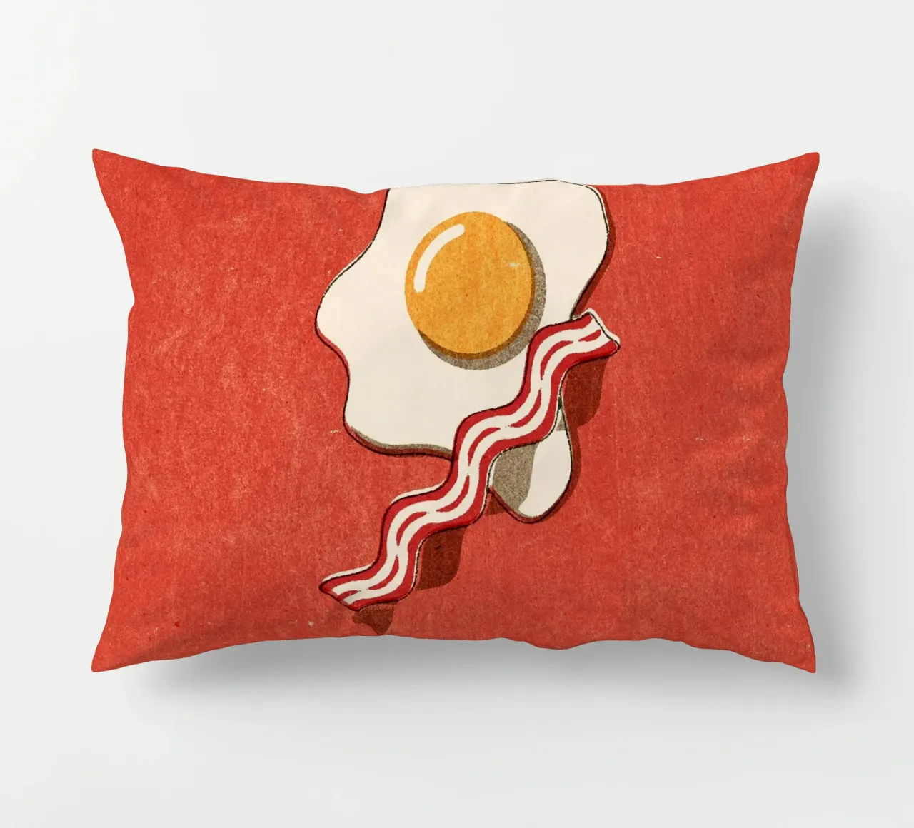 FAST FOOD - Egg and Bacon cuscino da DANIEL COULMANN