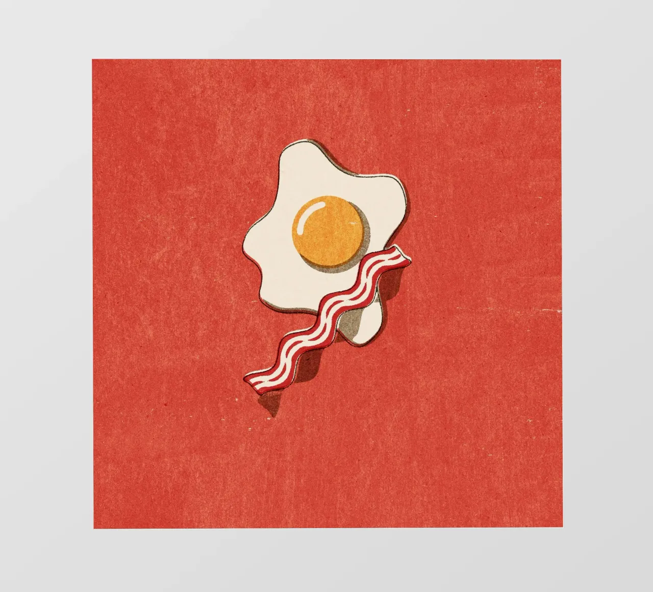 FAST FOOD - Egg and Bacon pellicola backlit da DANIEL COULMANN