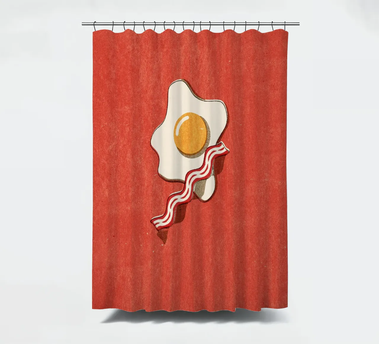 FAST FOOD - Egg and Bacon tenda da doccia da DANIEL COULMANN