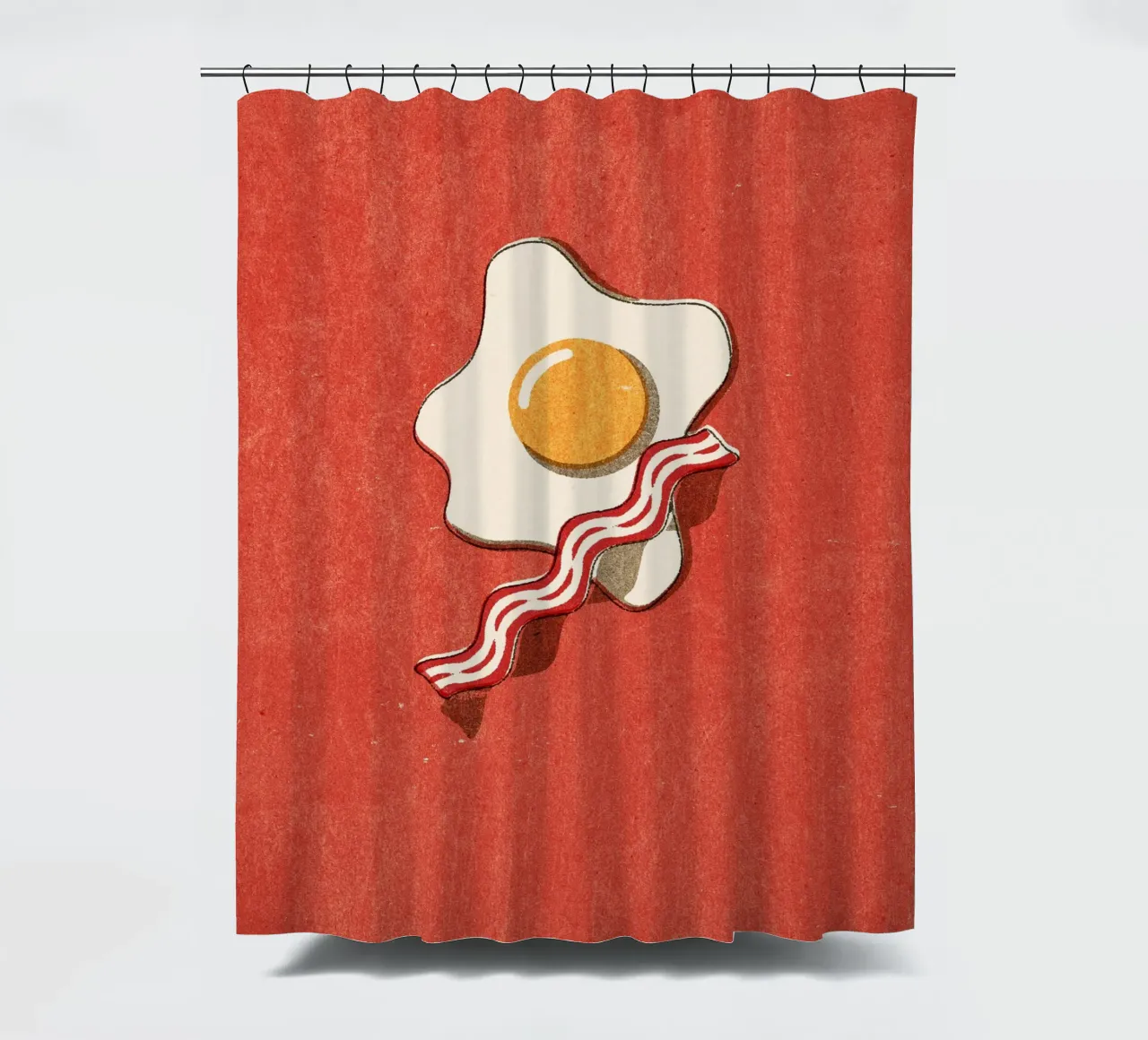 FAST FOOD - Egg and Bacon tenda da doccia da DANIEL COULMANN