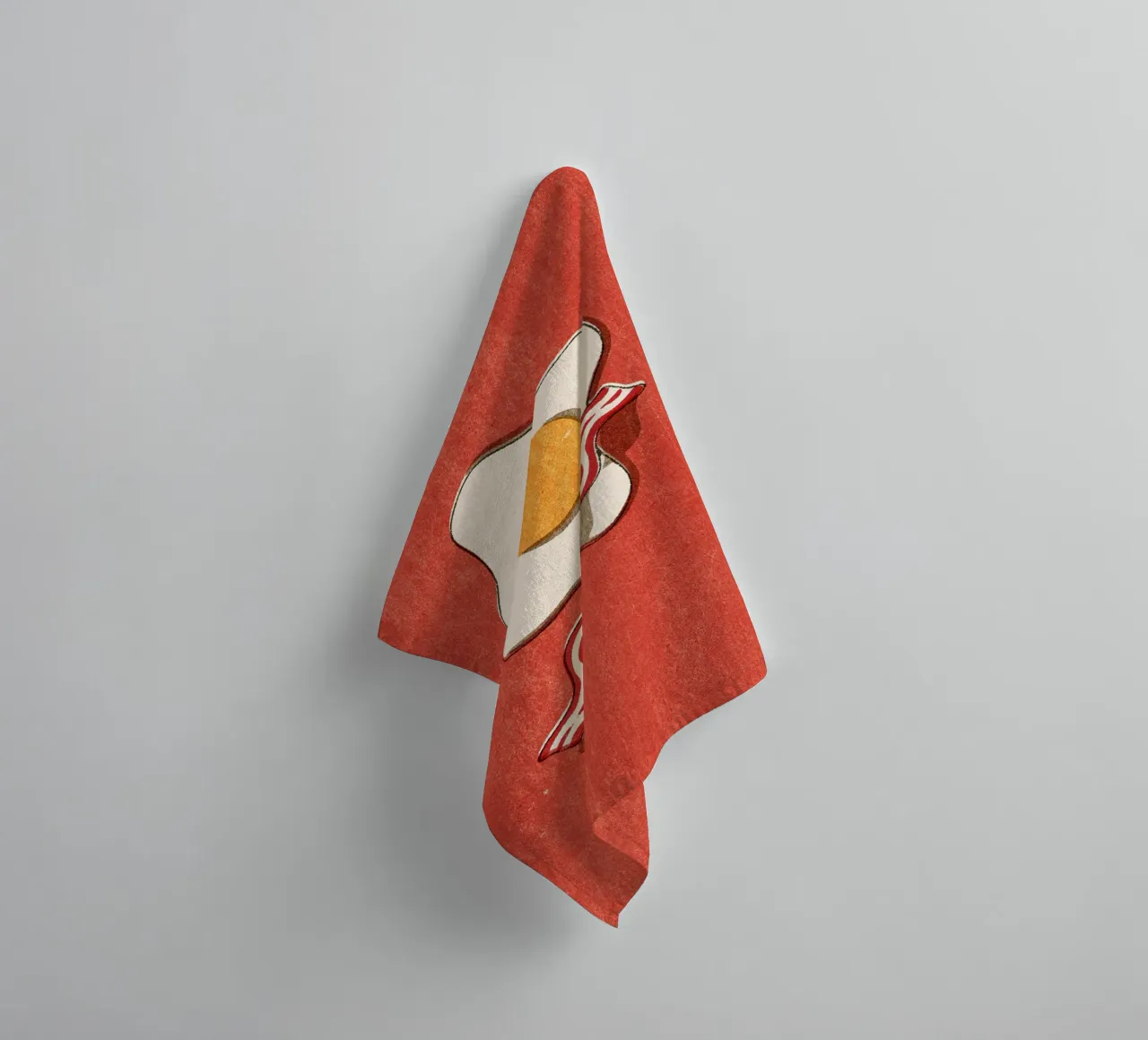 FAST FOOD - Egg and Bacon asciugamano da bagno da DANIEL COULMANN