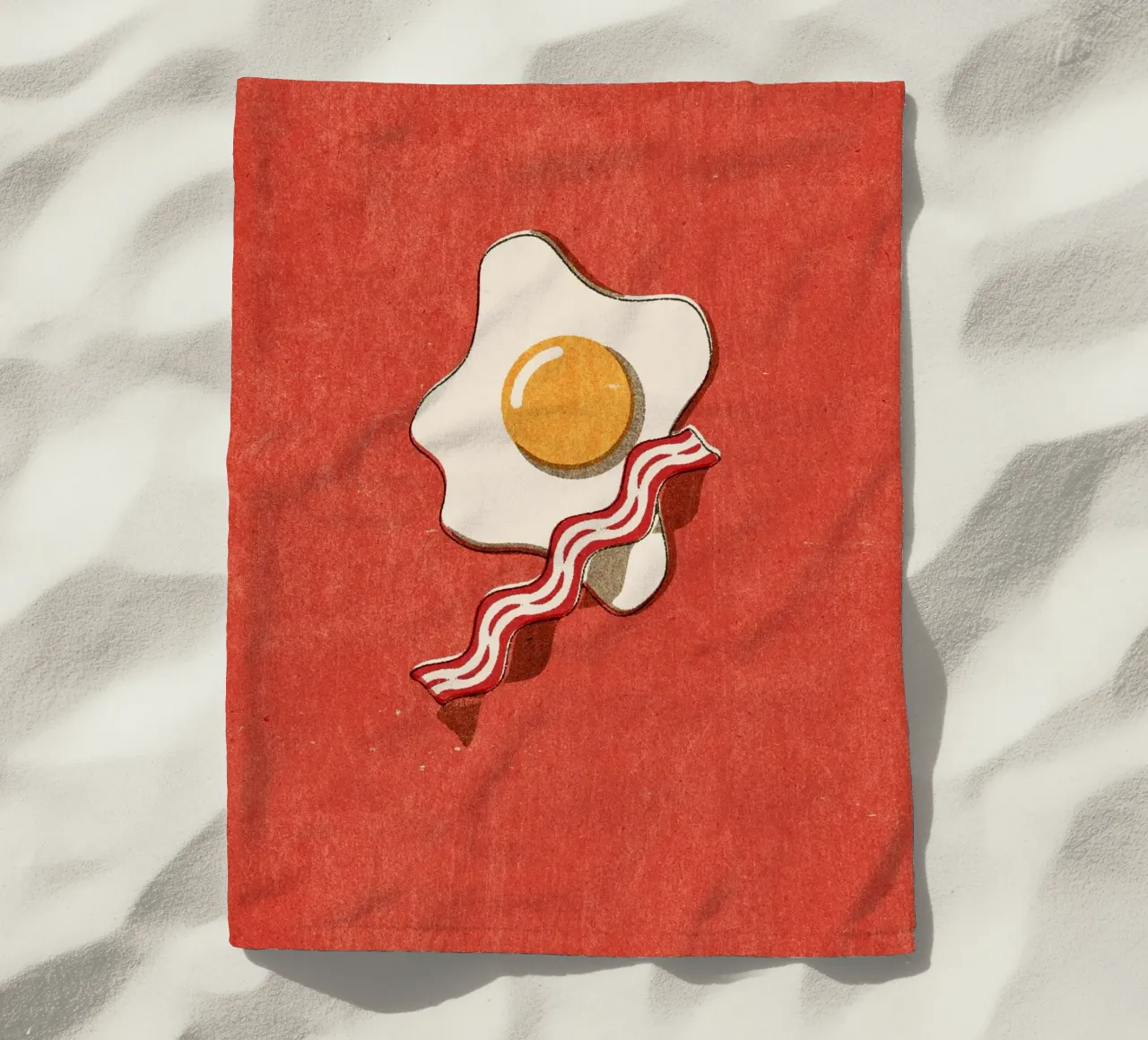 FAST FOOD - Egg and Bacon telo mare da DANIEL COULMANN