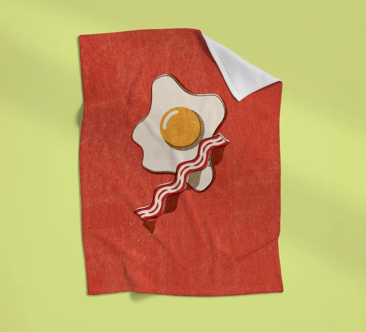 FAST FOOD - Egg and Bacon coperta in pile da DANIEL COULMANN